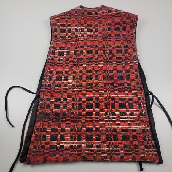 Vintage Disney Magic Kingdom 80's Cast Costume Uniform Red Rare Vneck Small Vtg - Picture 2 of 10